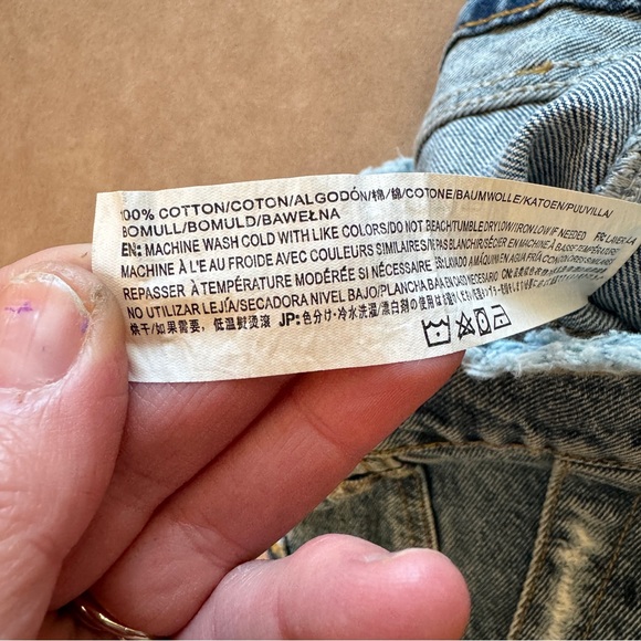 EVIDNT Anthropologie Saint Denis Flare Jeans • size 26 • raw hem • NWT - Picture 8 of 8